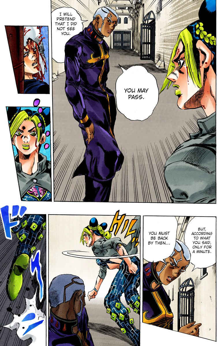 JoJo no Kimyou na Bouken: Part 6 - Stone Ocean Color-ban Chapter 47 - Page 13