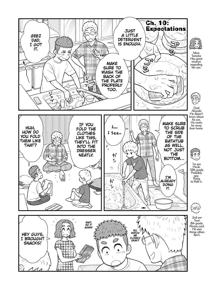 Uchi no Musuko wa Tabun Gay Chapter 10 - Page 1