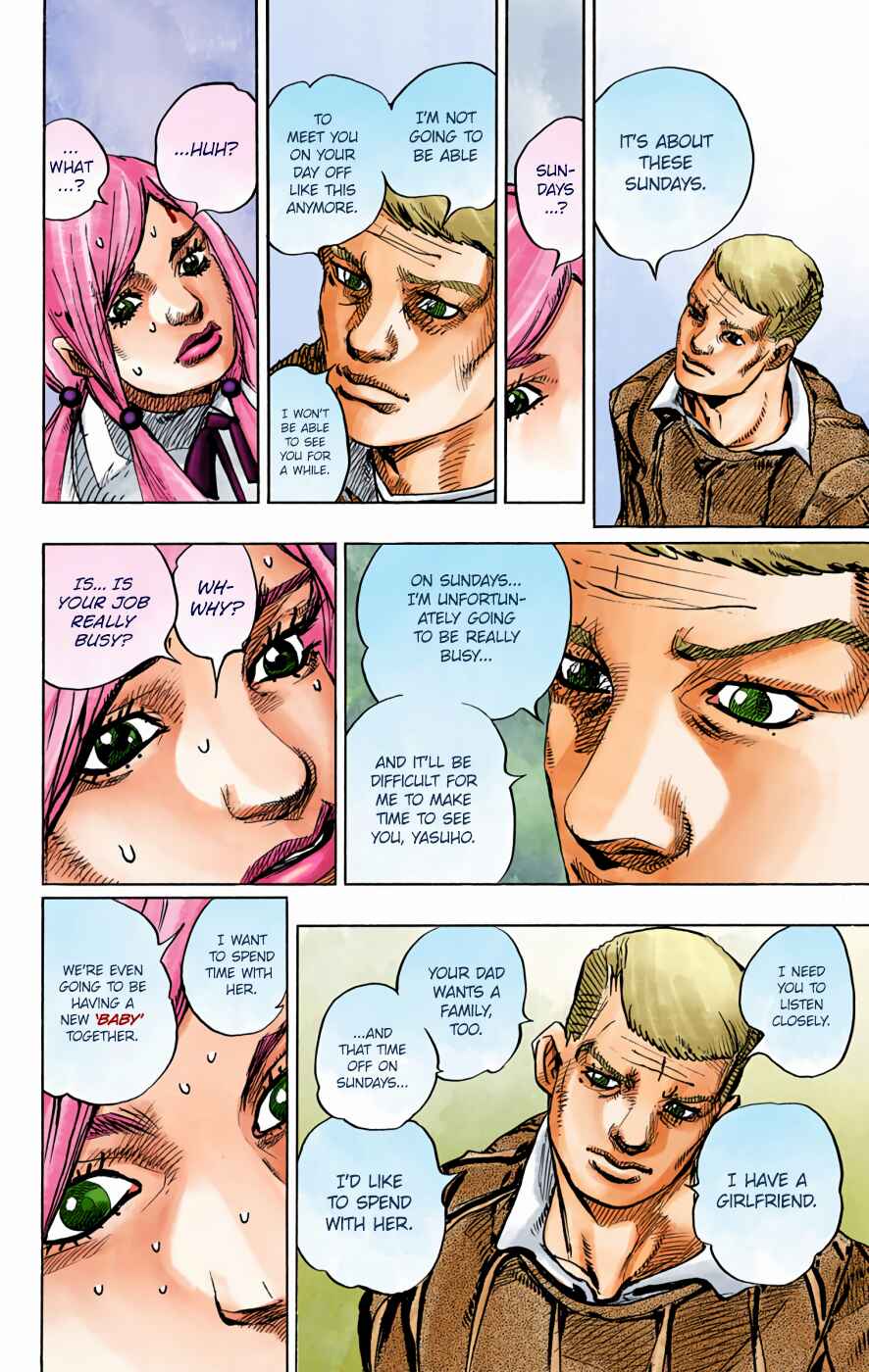 JoJo no Kimyou na Bouken: Part 8 - JoJolion Color-ban Chapter 71 - Page 34