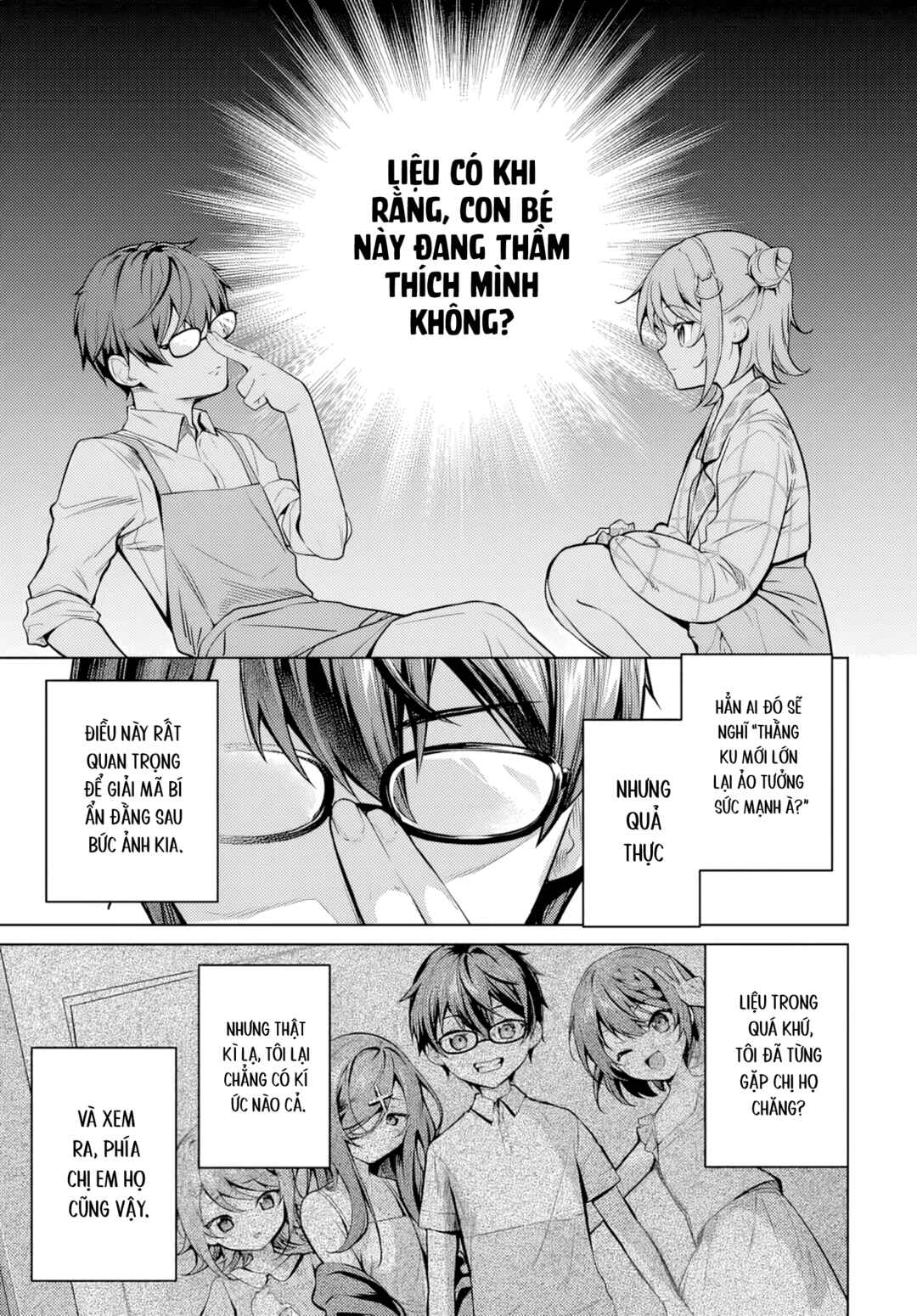 Tier 1 Shimai - Yuumei Yonshimai wa Boku nashi de wa Ikirarenai Chapter 2 - Page 15