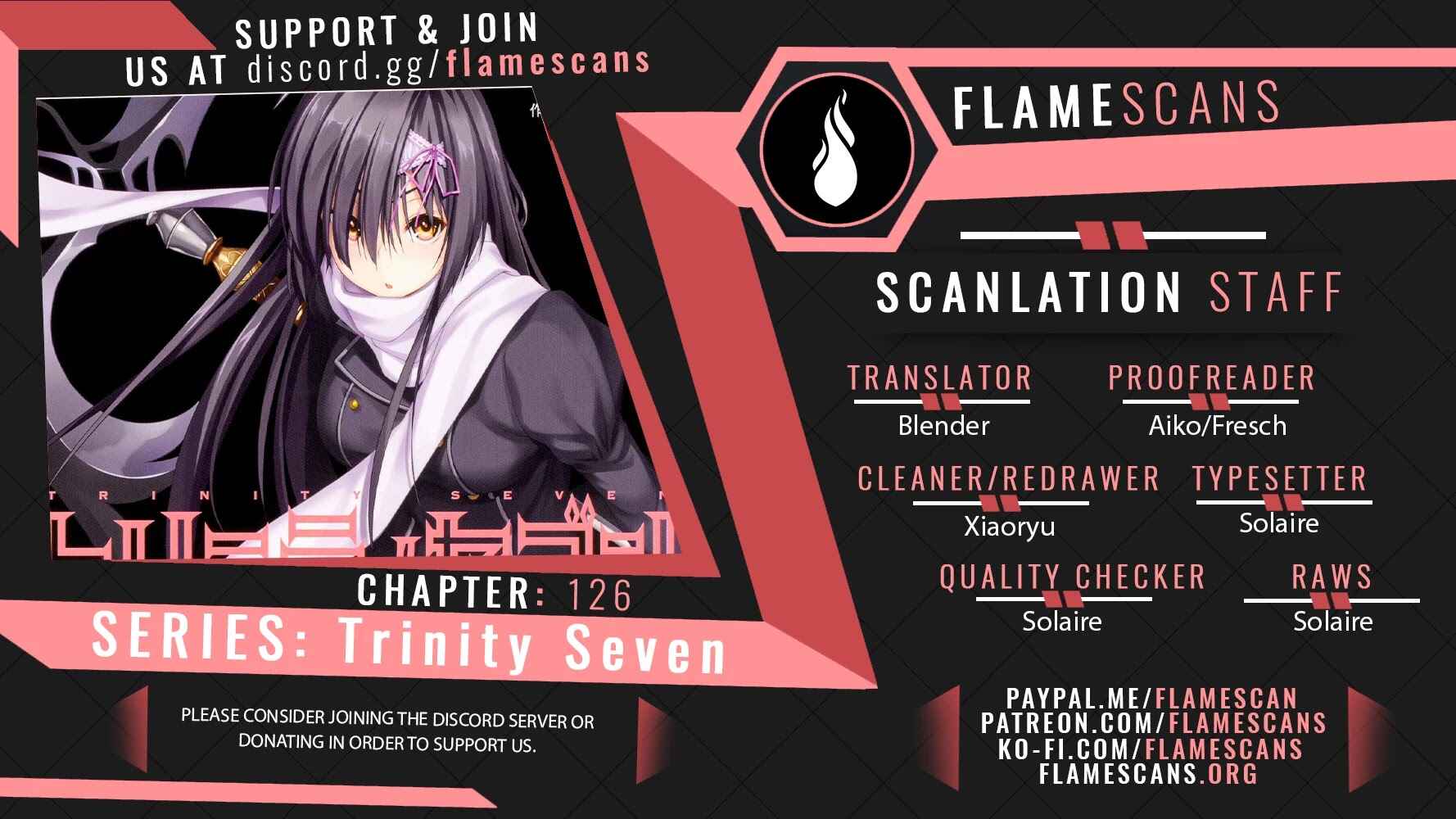Trinity Seven - 7-Nin no Masho Tsukai Chapter 126 - Page 1