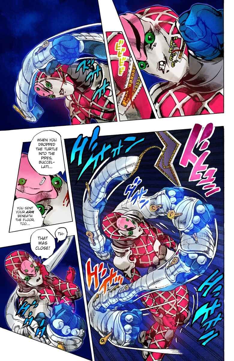 JoJo no Kimyou na Bouken: Part 5 - Ougon no Kaze Color-ban Chapter 82 - Page 13