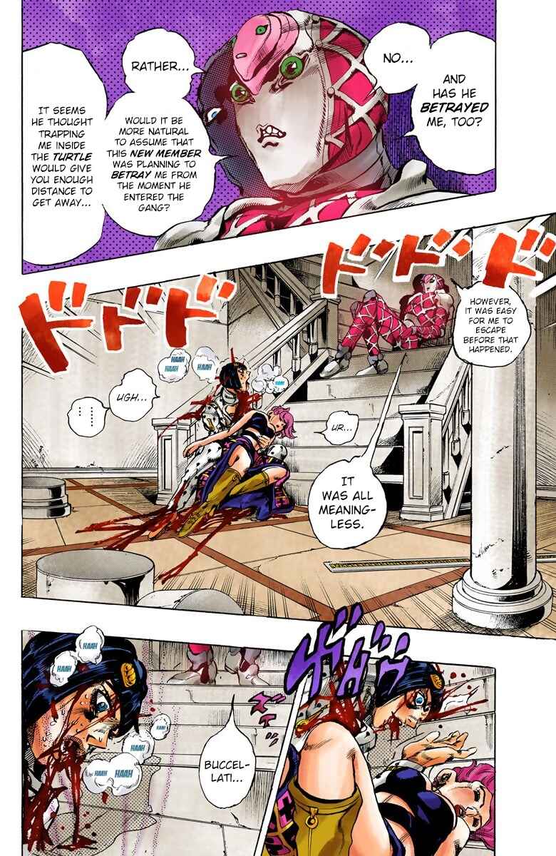 JoJo no Kimyou na Bouken: Part 5 - Ougon no Kaze Color-ban Chapter 82 - Page 8