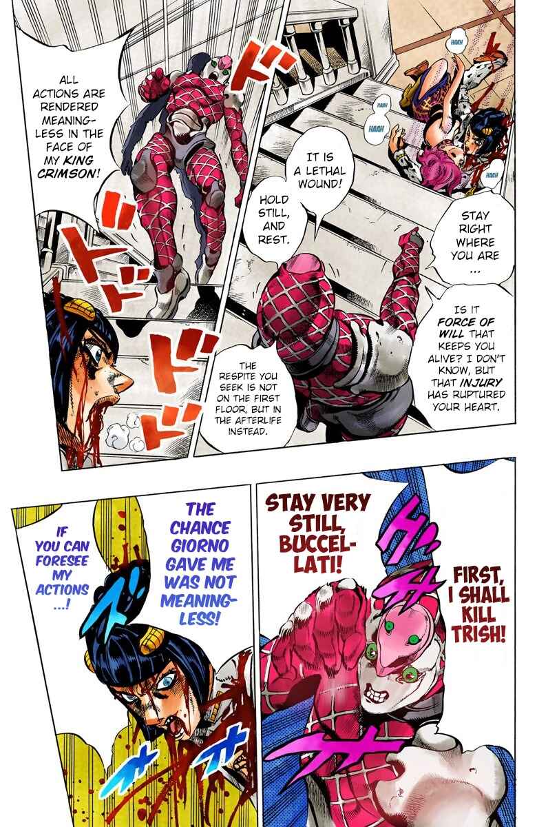 JoJo no Kimyou na Bouken: Part 5 - Ougon no Kaze Color-ban Chapter 82 - Page 9