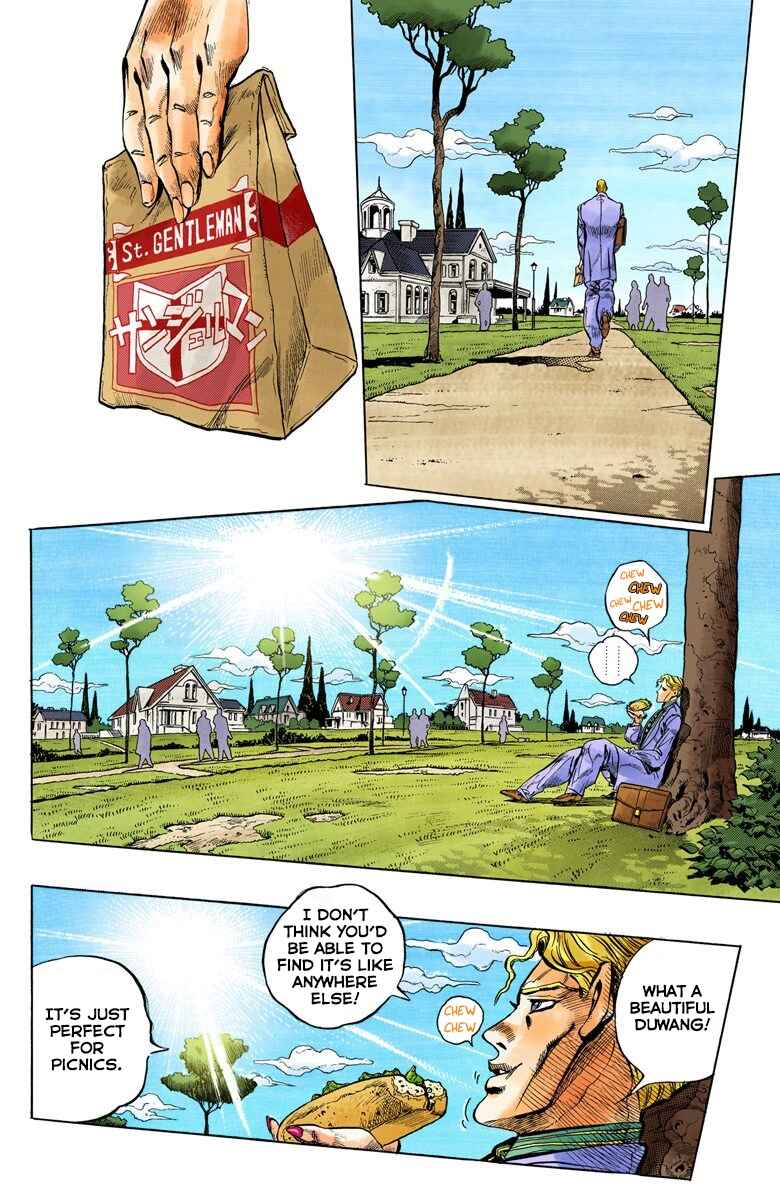 JoJo no Kimyou na Bouken: Part 4 - Diamond wa Kudakenai Color-ban Chapter 77 - Page 12