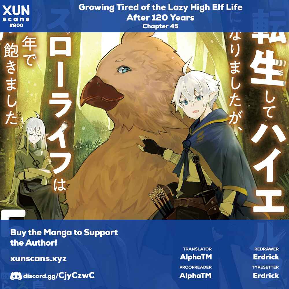 Tensei Shite High Elf ni Narimashitaga, Slow Life wa 120-nen de Akimashita - Highelf with a Long Life Chapter 45 - Page 1