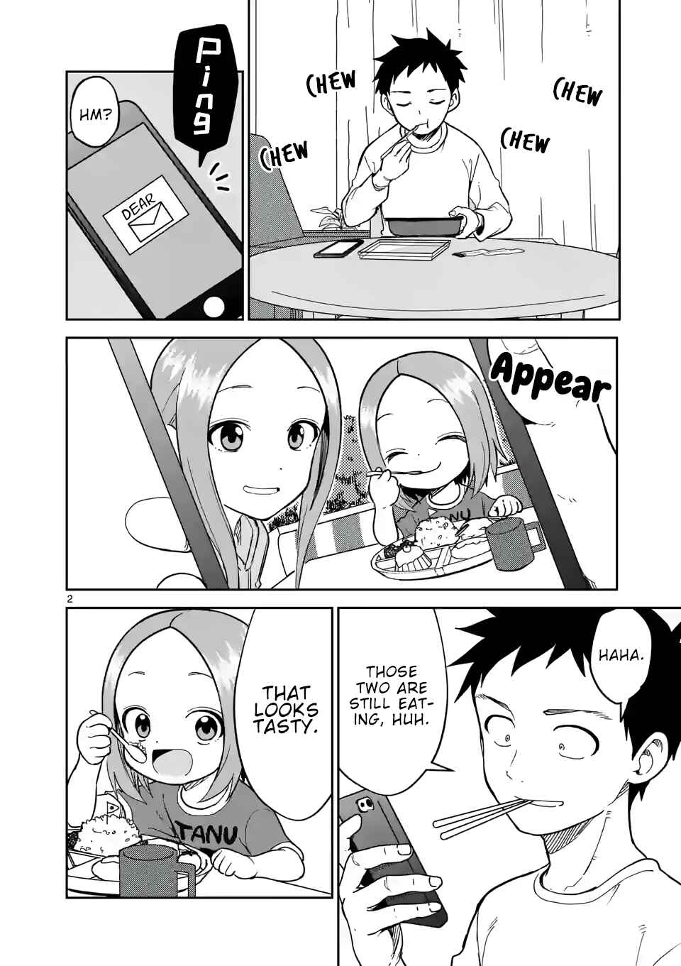 Karakai Jouzu no (Moto) Takagi-san Chapter 207 - Page 2
