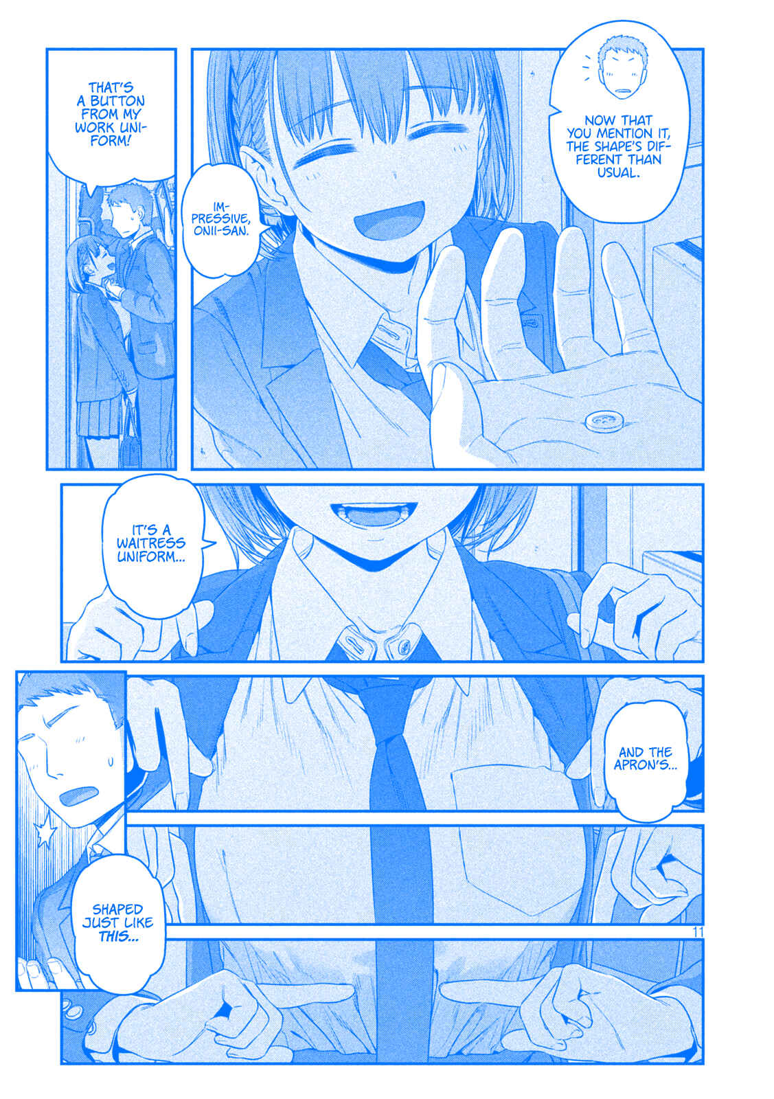 Getsuyoubi no Tawawa (Blue) (Fan Colored) Chapter 5 - Page 12