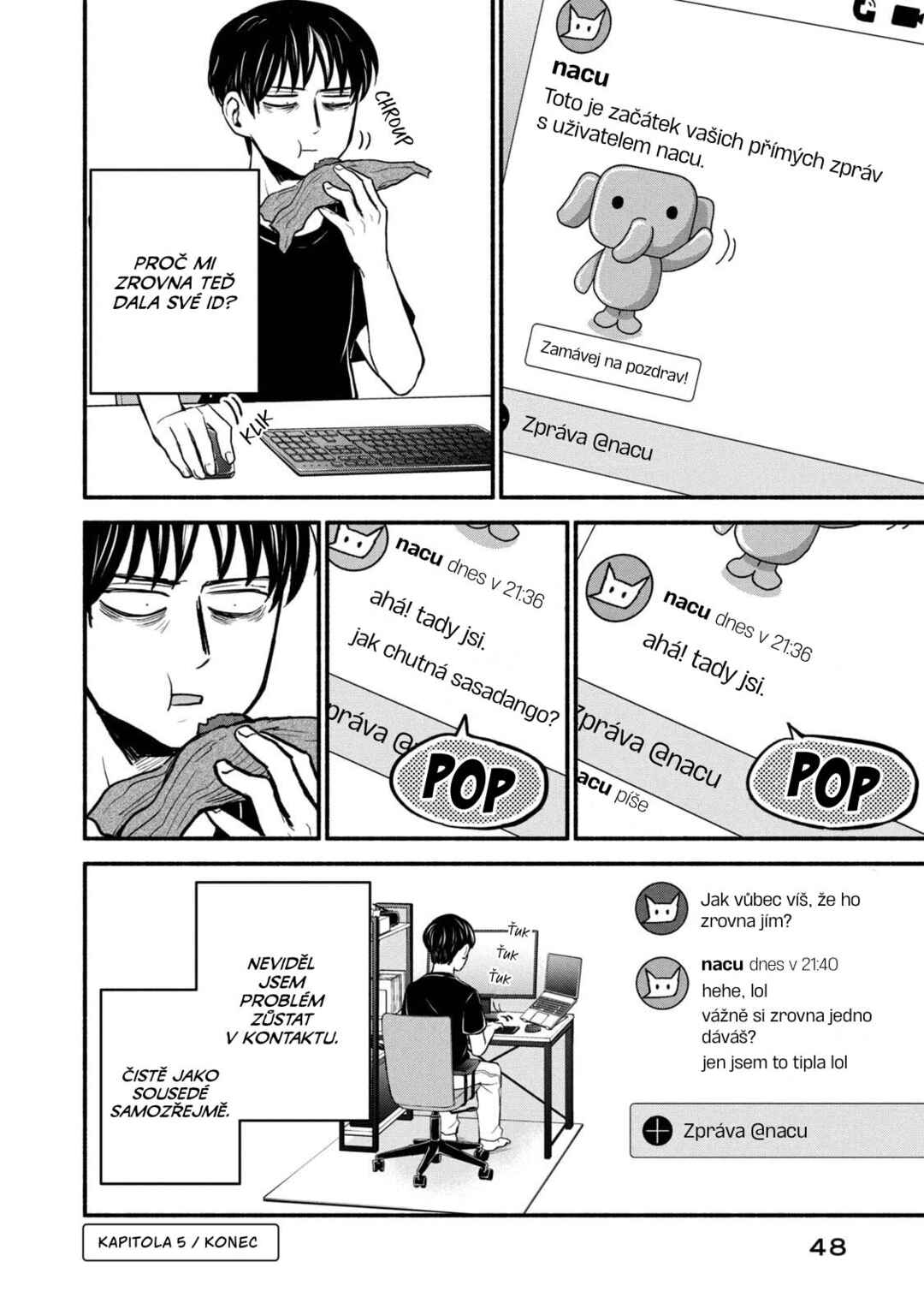Telework Yotabanashi Chapter 5 - Page 8