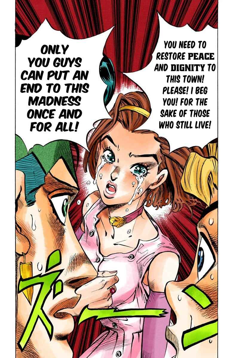 JoJo no Kimyou na Bouken: Part 4 - Diamond wa Kudakenai Color-ban Chapter 67 - Page 19