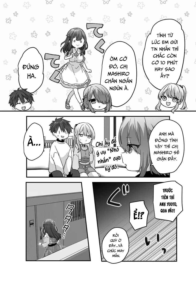 Daigaku Nyuugakuji Kara Uwasa Sareteita Bishoujo San Shimai, Ikiwakareteita Gimai Datta. Chapter 7 - Page 10