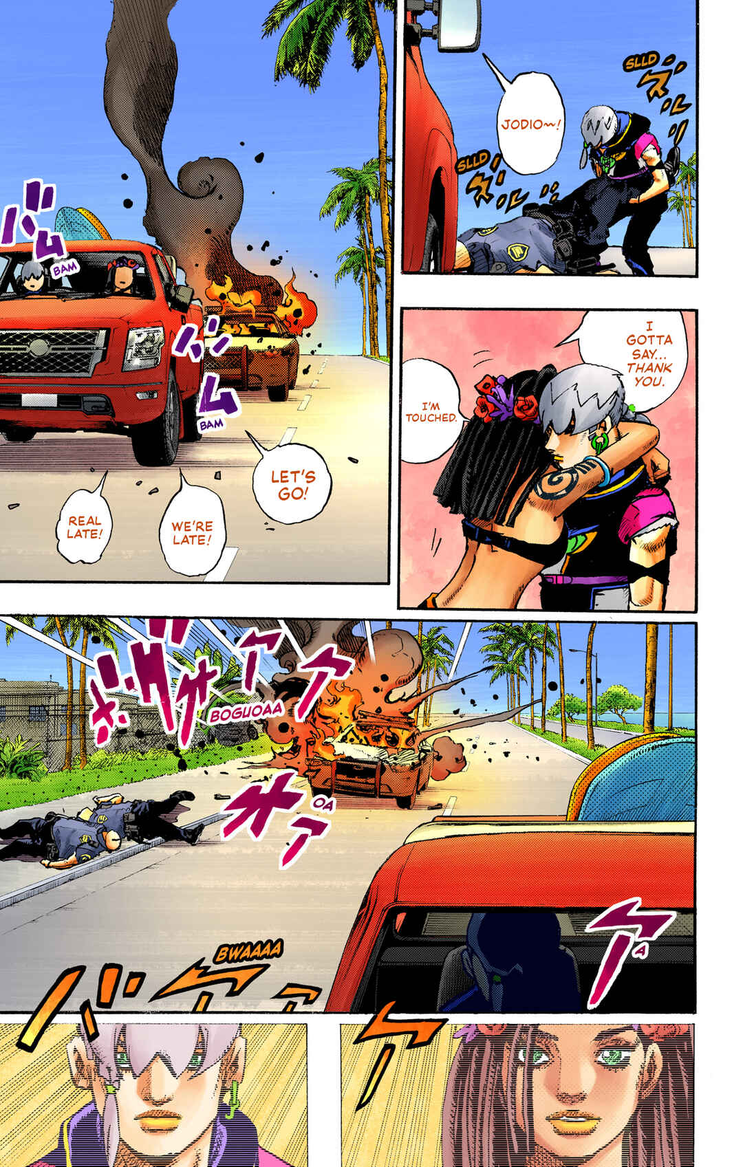 JoJo no Kimyou na Bouken Dai-9-bu: The JOJOLands Color-ban Chapter 1 - Page 34
