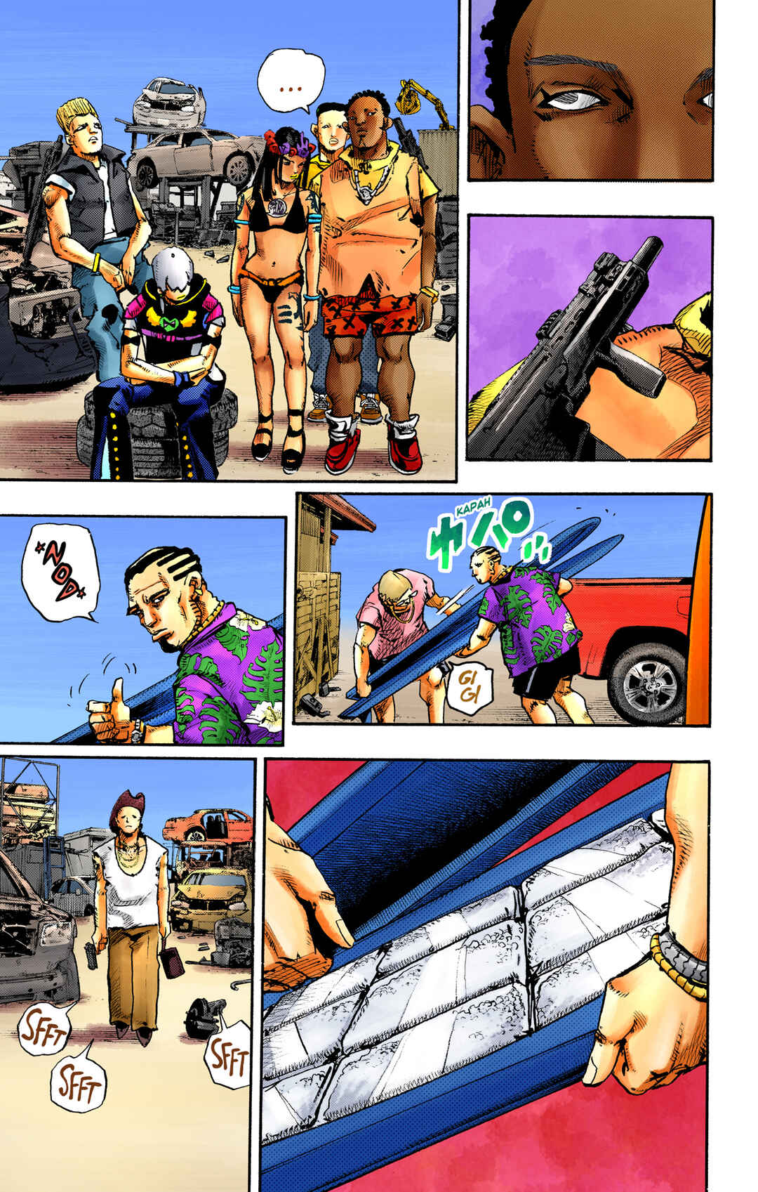 JoJo no Kimyou na Bouken Dai-9-bu: The JOJOLands Color-ban Chapter 1 - Page 36