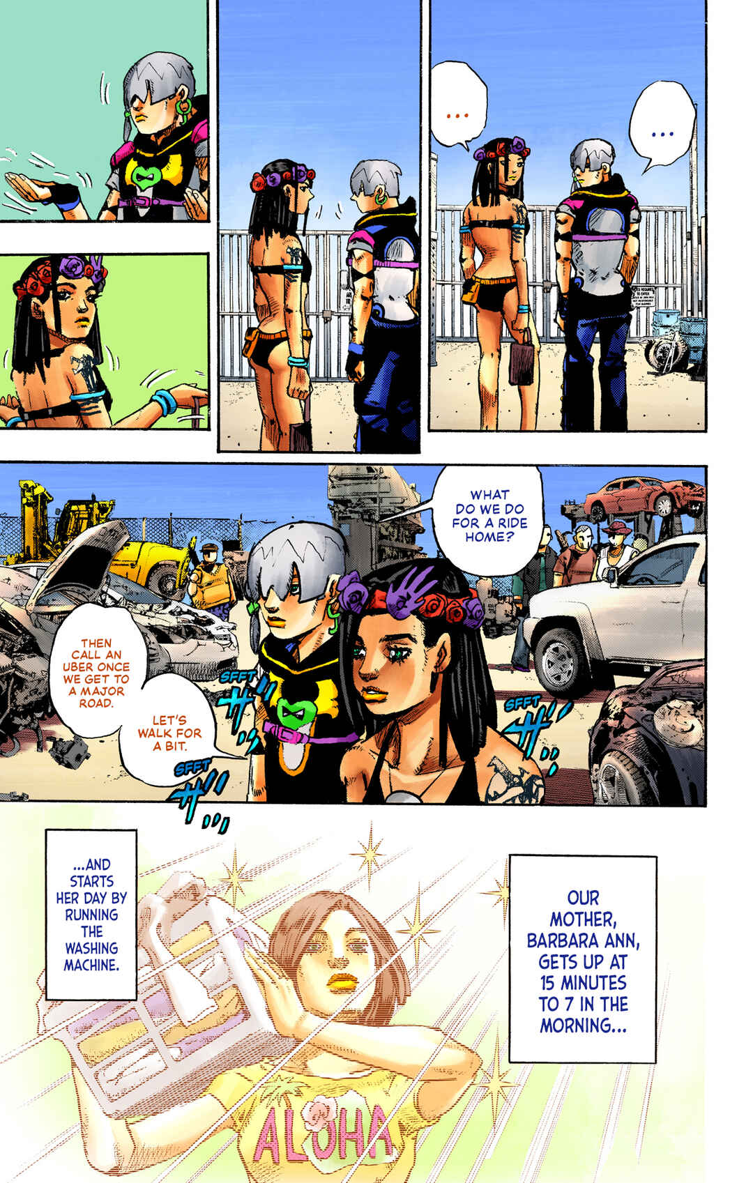 JoJo no Kimyou na Bouken Dai-9-bu: The JOJOLands Color-ban Chapter 1 - Page 38