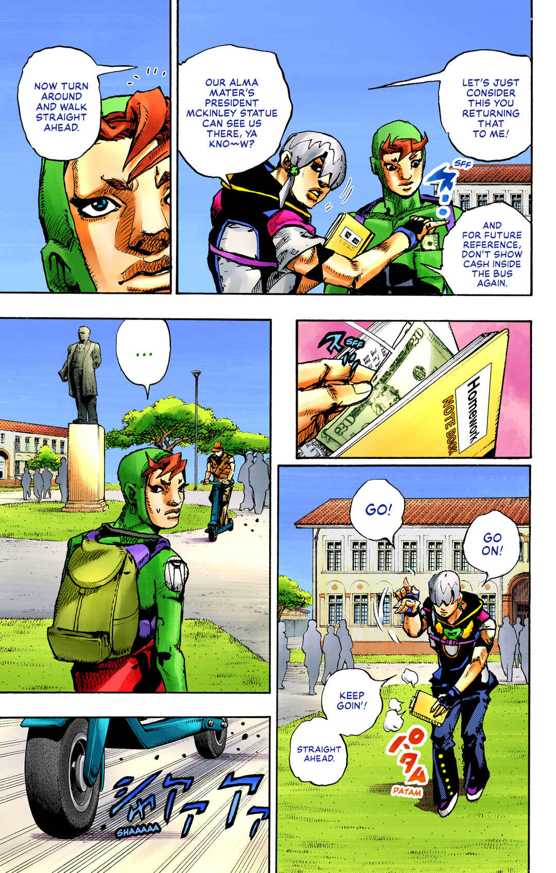 JoJo no Kimyou na Bouken Dai-9-bu: The JOJOLands Color-ban Chapter 1 - Page 44
