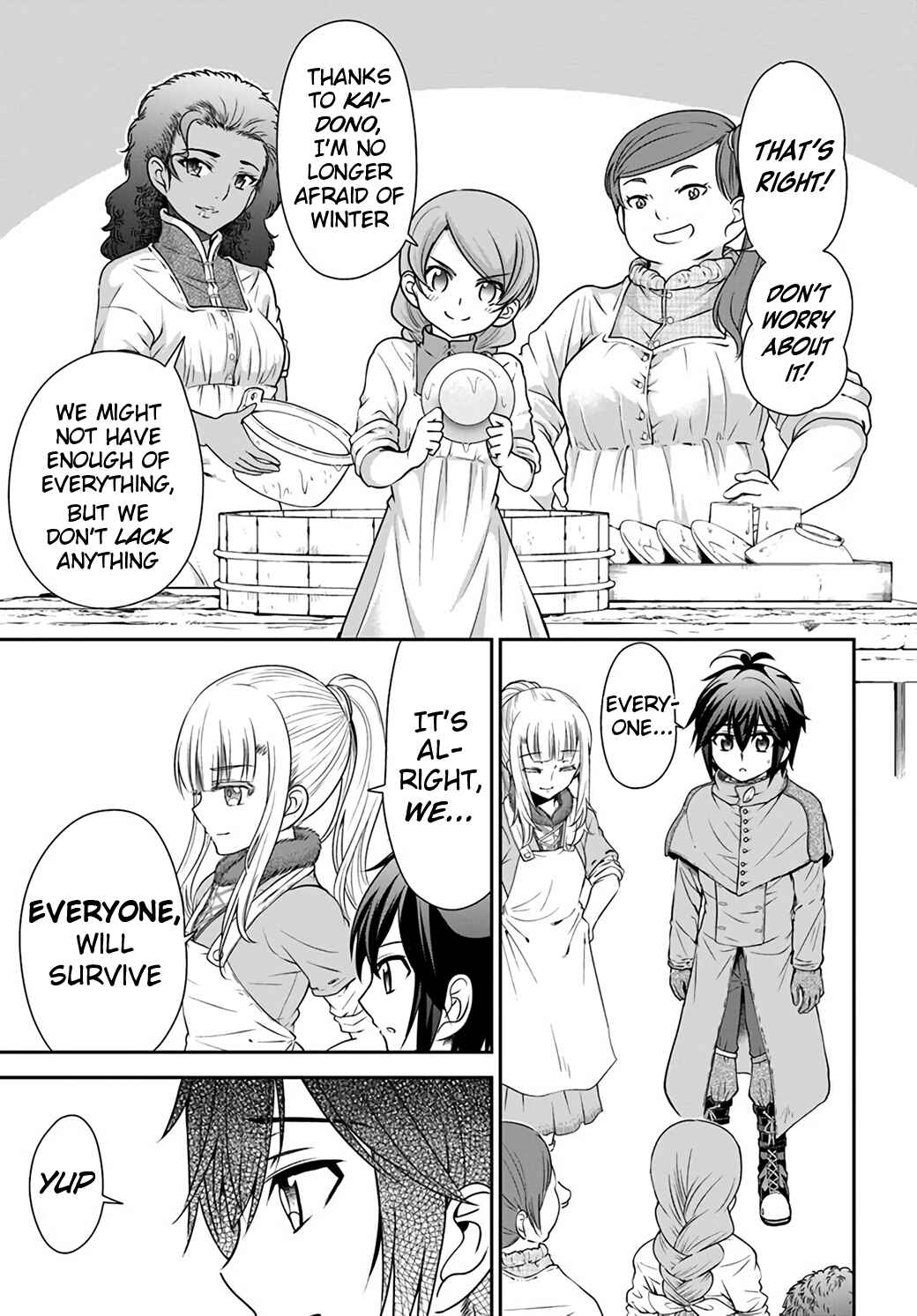Tenohira Kaitaku Mura de Isekai Kenkokuki ~Fueteku Yome-tachi to Nonbiri Mujintou Life~ Chapter 24 - Page 11