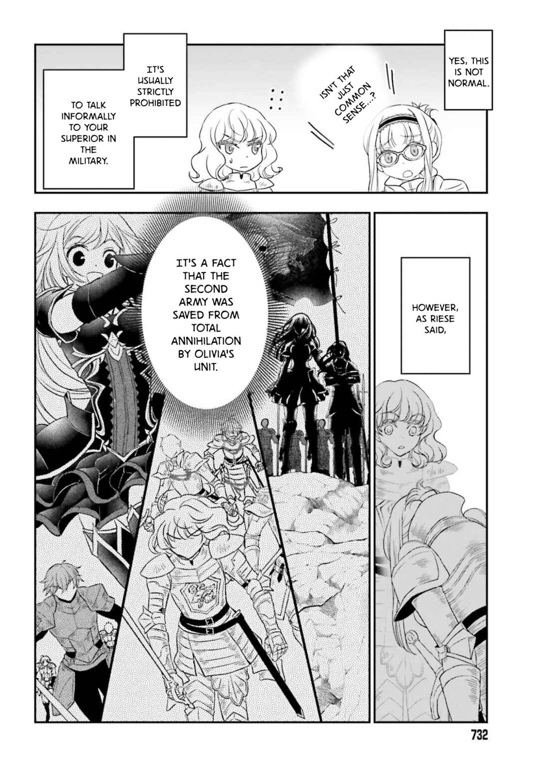 Shinigami ni Sodaterareta Shoujo wa Shikkoku no Tsurugi o Mune ni Idaku Chapter 55.1 - Page 14