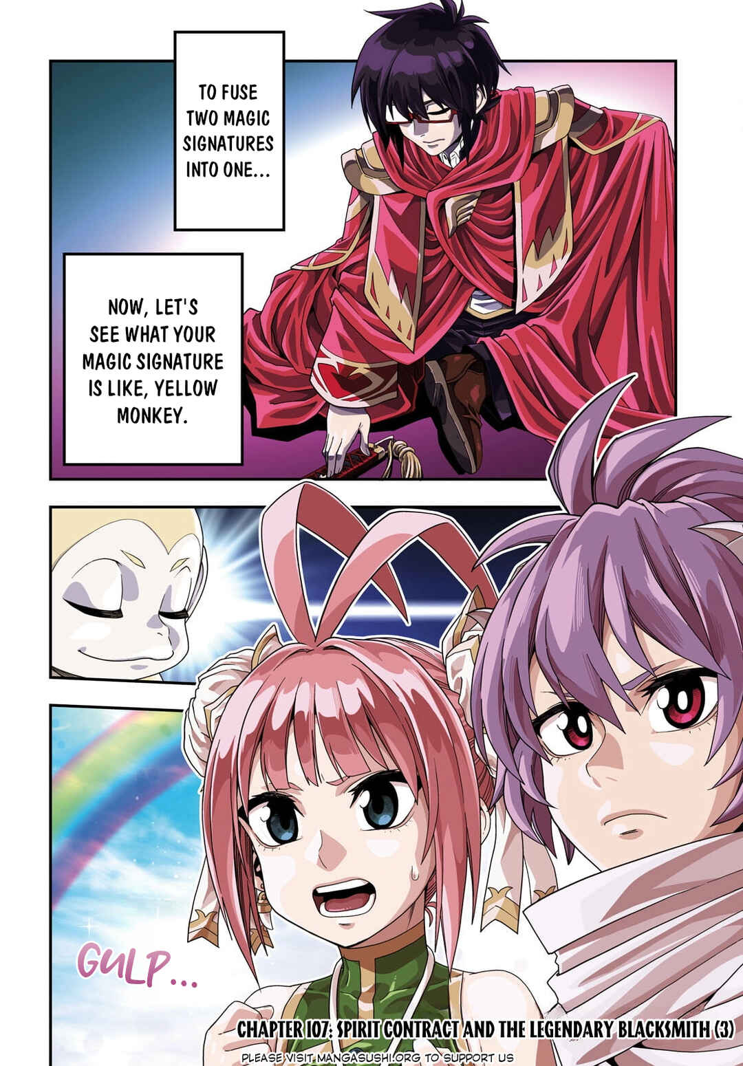 Konjiki no Word Master: Yuusha Yonin ni Makikomareta Unique Cheat Chapter 107 - Page 3