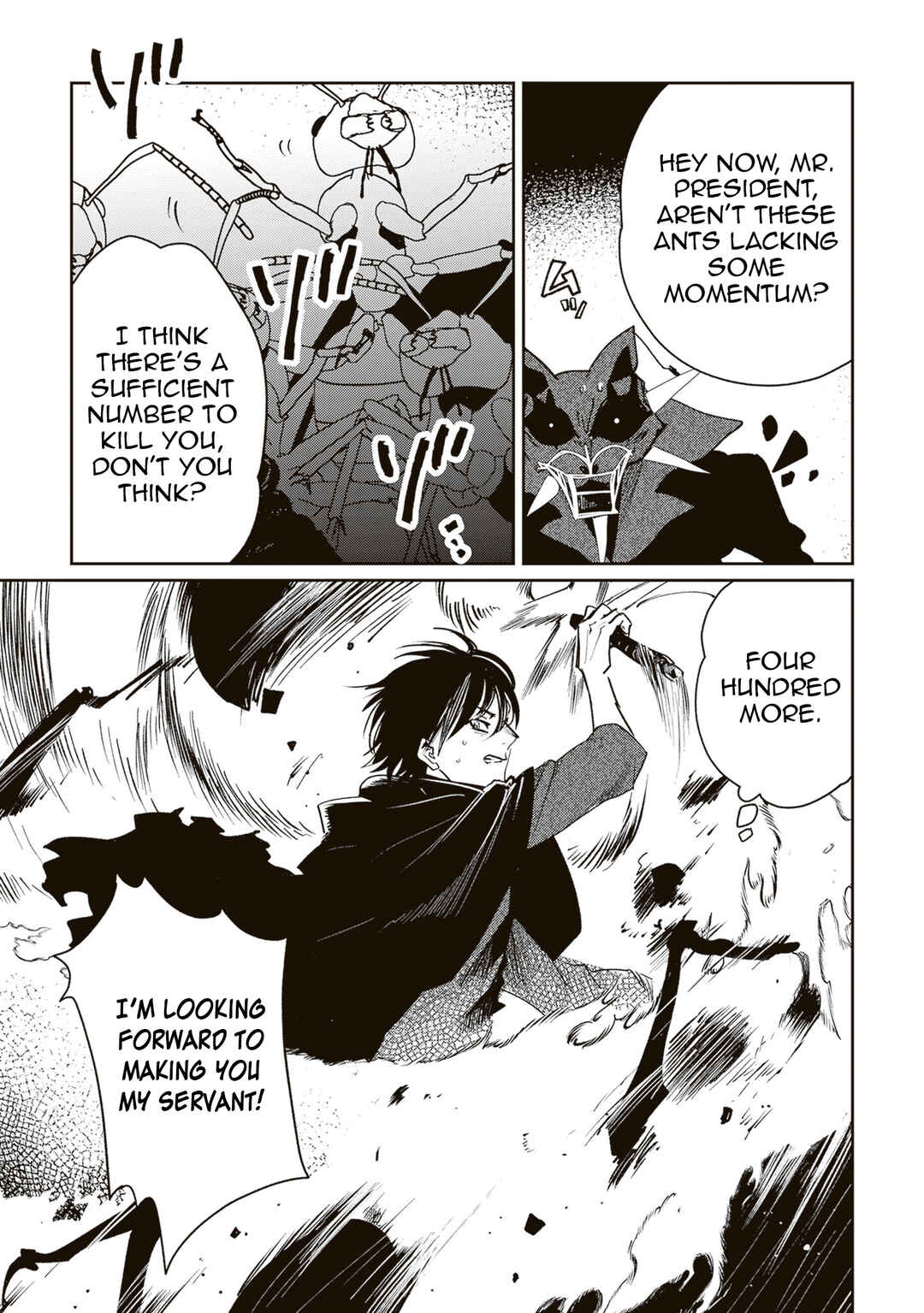 Shiou no Kikan: Moto Yuusha no Ore, Jibun ga Soshiki Shita Chuuni Himitsu Kessha o Tomeru tame ni Futatabi Isekai ni Shoukan Sareteshimau Chapter 6 - Page 33