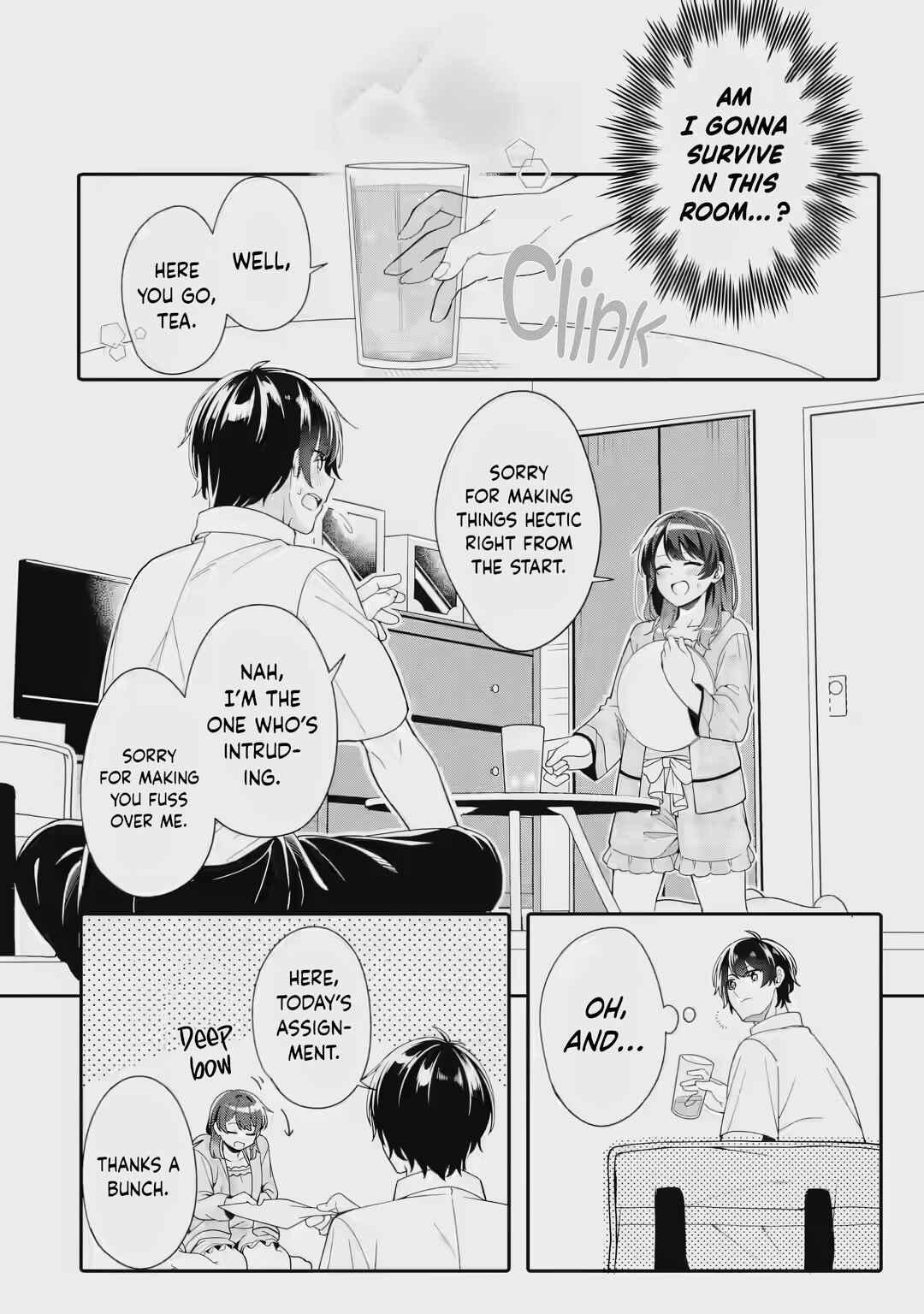 Muboubi Kawaii Pajama Sugata no Bishoujo to Heya de Futarikiri Chapter 2.2 - Page 10