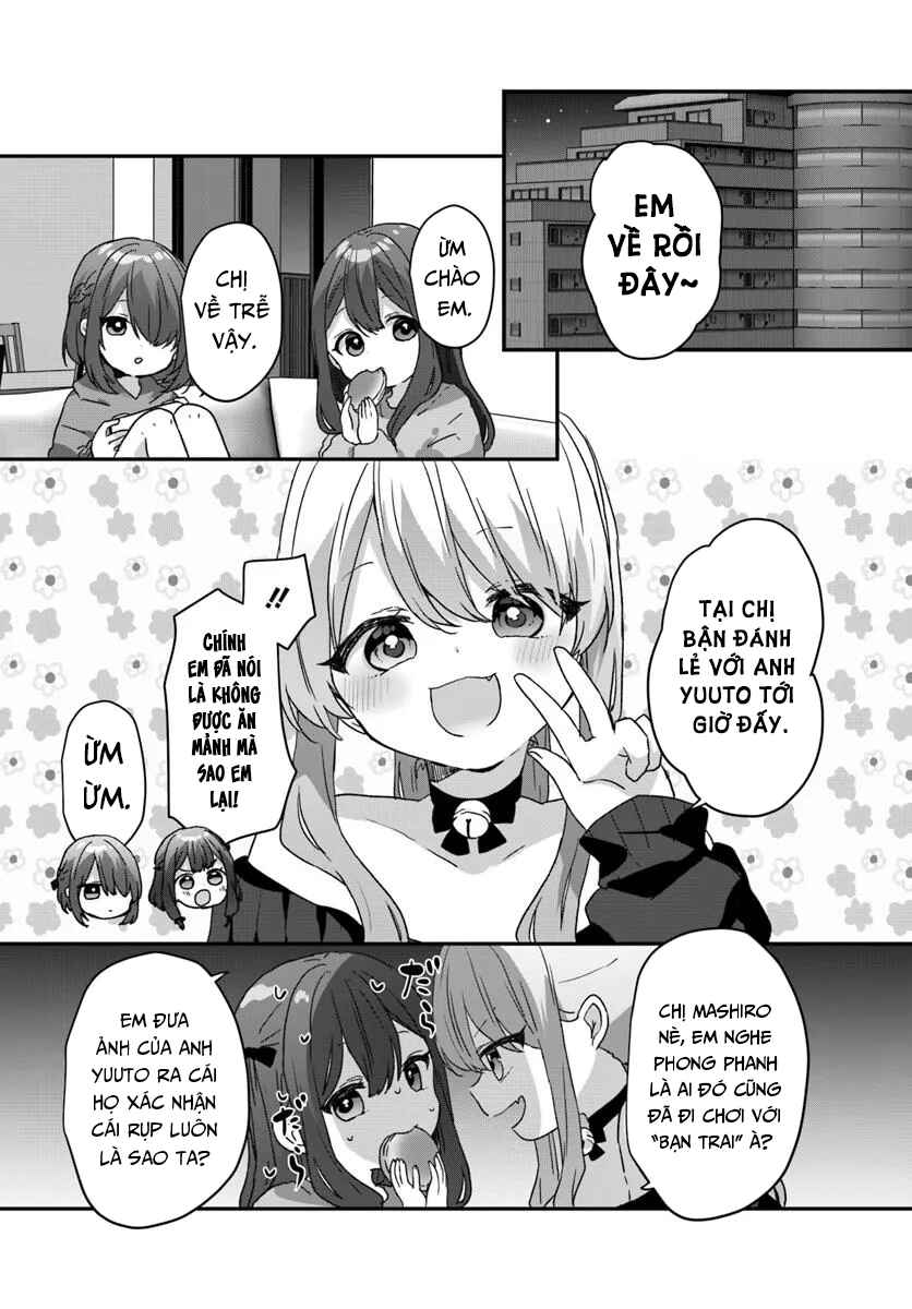 Daigaku Nyuugakuji Kara Uwasa Sareteita Bishoujo San Shimai, Ikiwakareteita Gimai Datta. Chapter 6 - Page 1