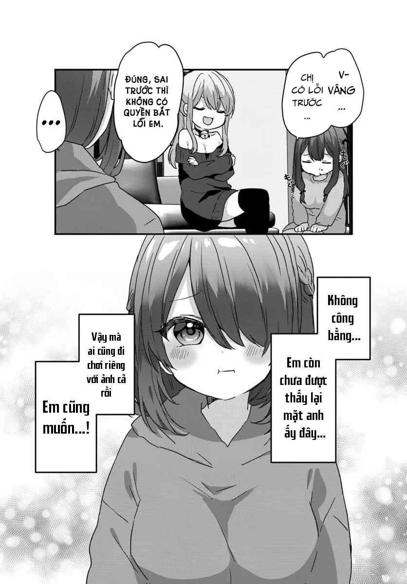 Daigaku Nyuugakuji Kara Uwasa Sareteita Bishoujo San Shimai, Ikiwakareteita Gimai Datta. Chapter 6 - Page 2