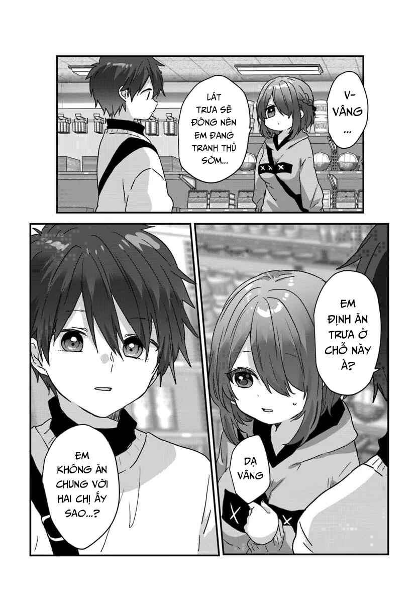 Daigaku Nyuugakuji Kara Uwasa Sareteita Bishoujo San Shimai, Ikiwakareteita Gimai Datta. Chapter 6 - Page 6