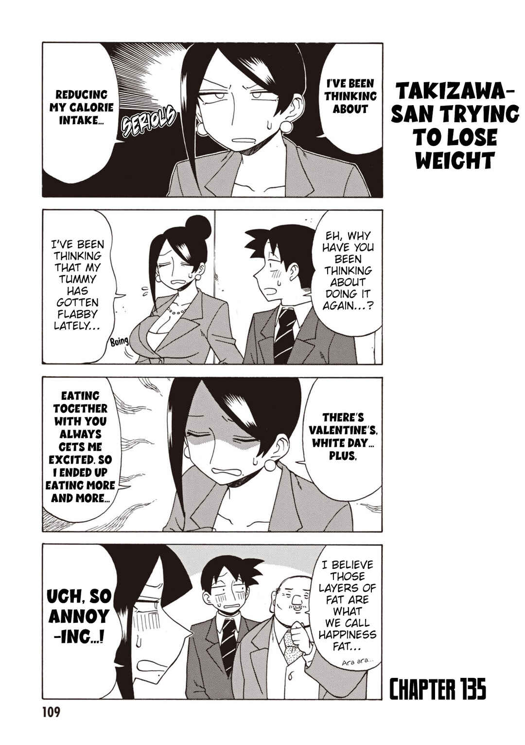 Bijin Onna Joushi Takizawa-san Chapter 135 - Page 1