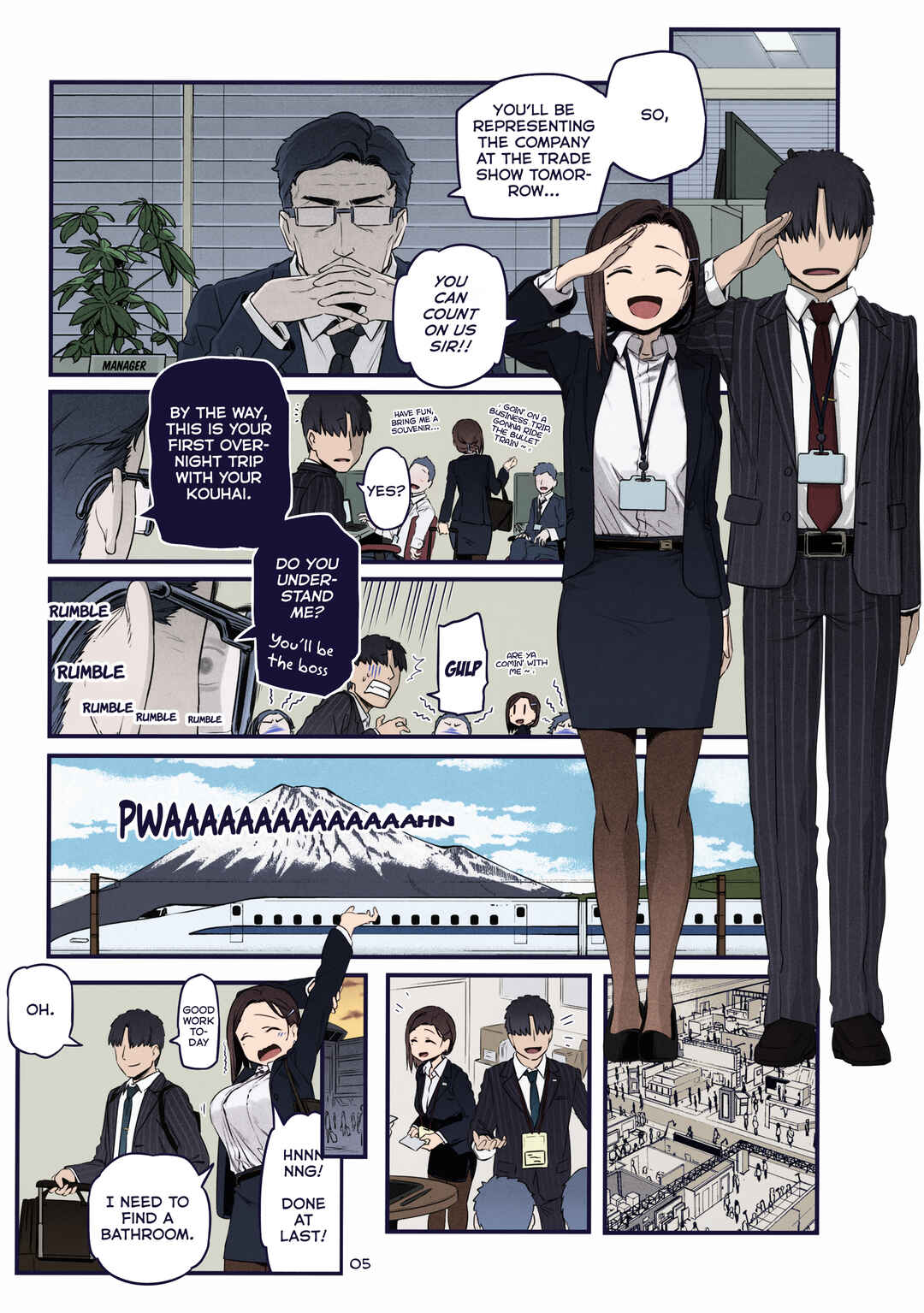 Getsuyoubi no Tawawa (Twitter Webcomic) (Fan Colored) Chapter 32 - Page 5