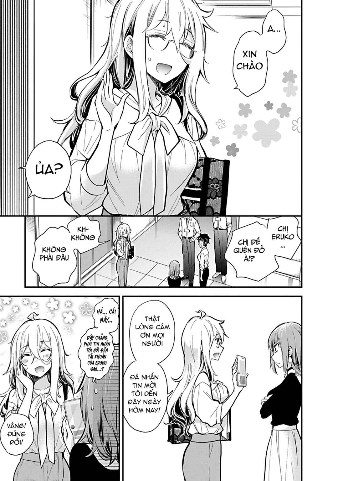 Shingeki no Eroko-san: Hen na Oneesan wa Danshi Kousei to Nakayoku Naritai Chapter 47 - Page 9