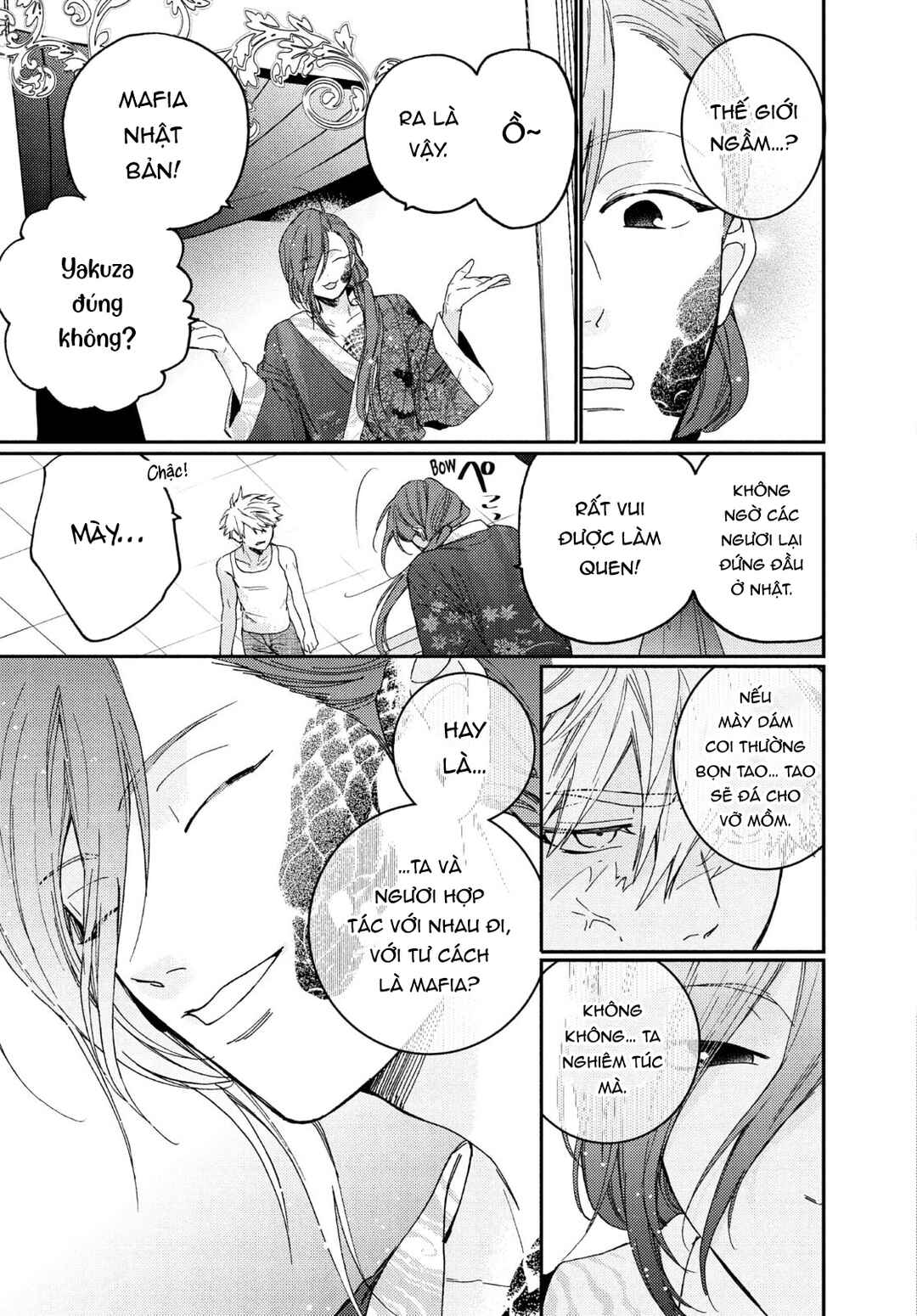 Gokutsuma Days: Gokudou Sankyoudai ni Semaretemasu Chapter 13 - Page 74