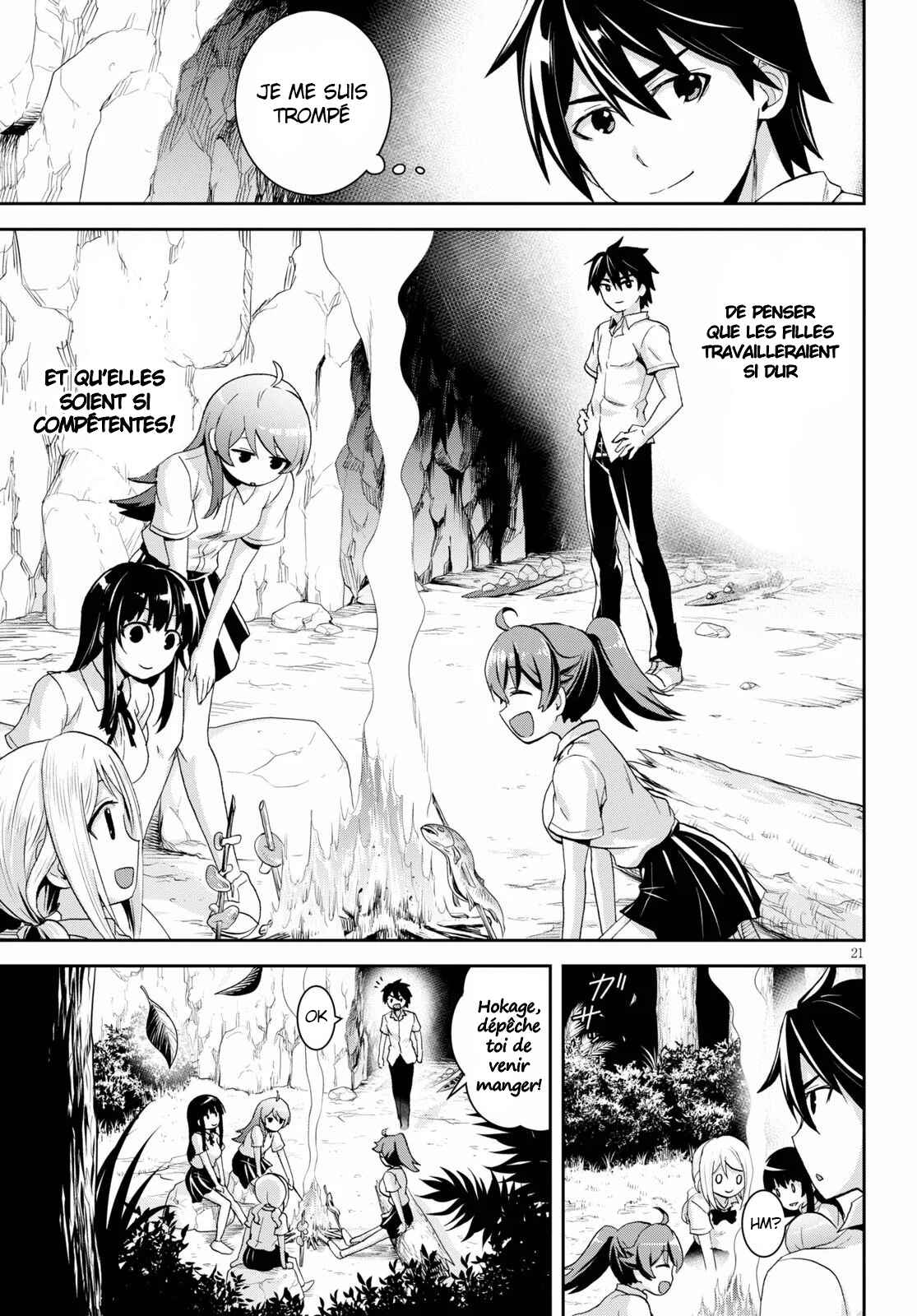 Isekai Yurutto Survival Seikatsu ~Gakkou no Minna to Isekai no Mujintou ni Tenishitakedo Ore Dake Rakushou desu~ Chapter 4 - Page 22