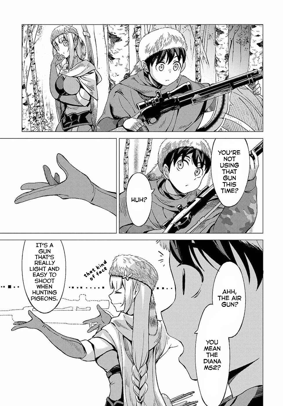 Hokkaidou no Gen'eki Hunter ga Isekai ni Hourikomarete Mita ~Elf Yome to Meguru Isekai Shuryou Life~ Chapter 6 - Page 22