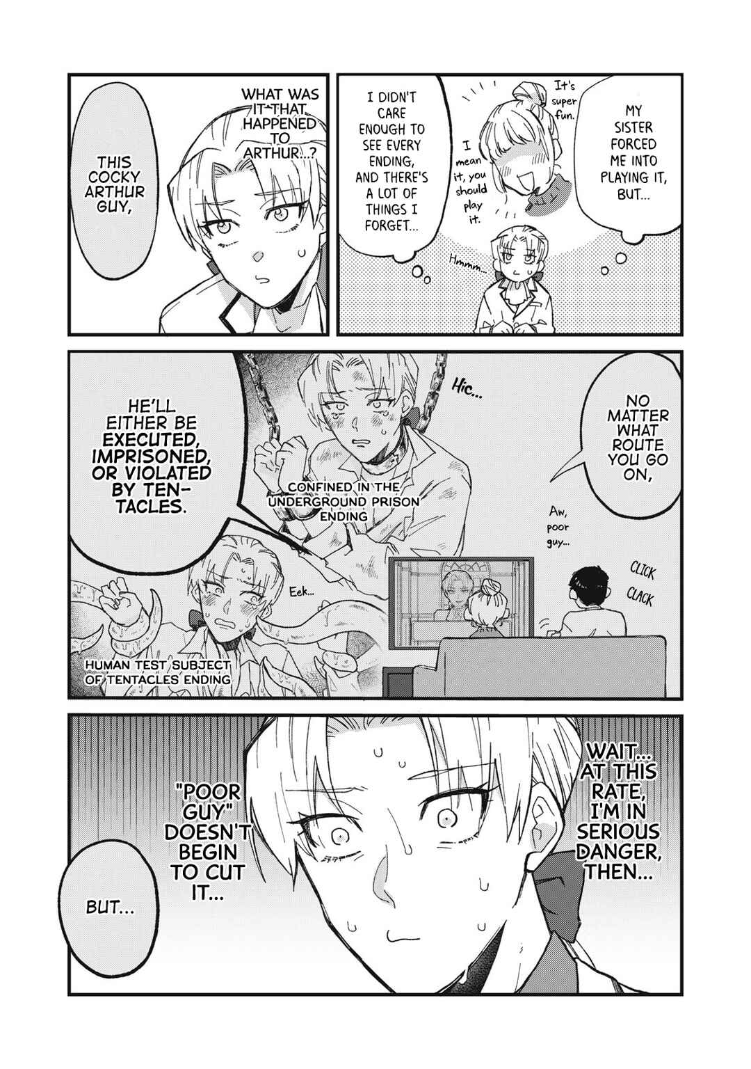 Aishite Hoshi no wa Ore Janai no ni! ~BL Game no Akuyaku Reisoku ni Tenseishita no ni Kirawarenakute Komattemasu~ Chapter 1 - Page 14