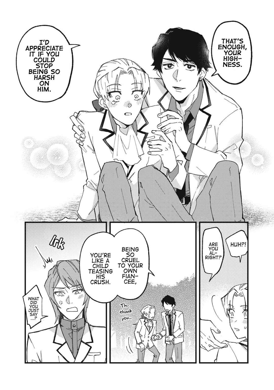 Aishite Hoshi no wa Ore Janai no ni! ~BL Game no Akuyaku Reisoku ni Tenseishita no ni Kirawarenakute Komattemasu~ Chapter 1 - Page 24