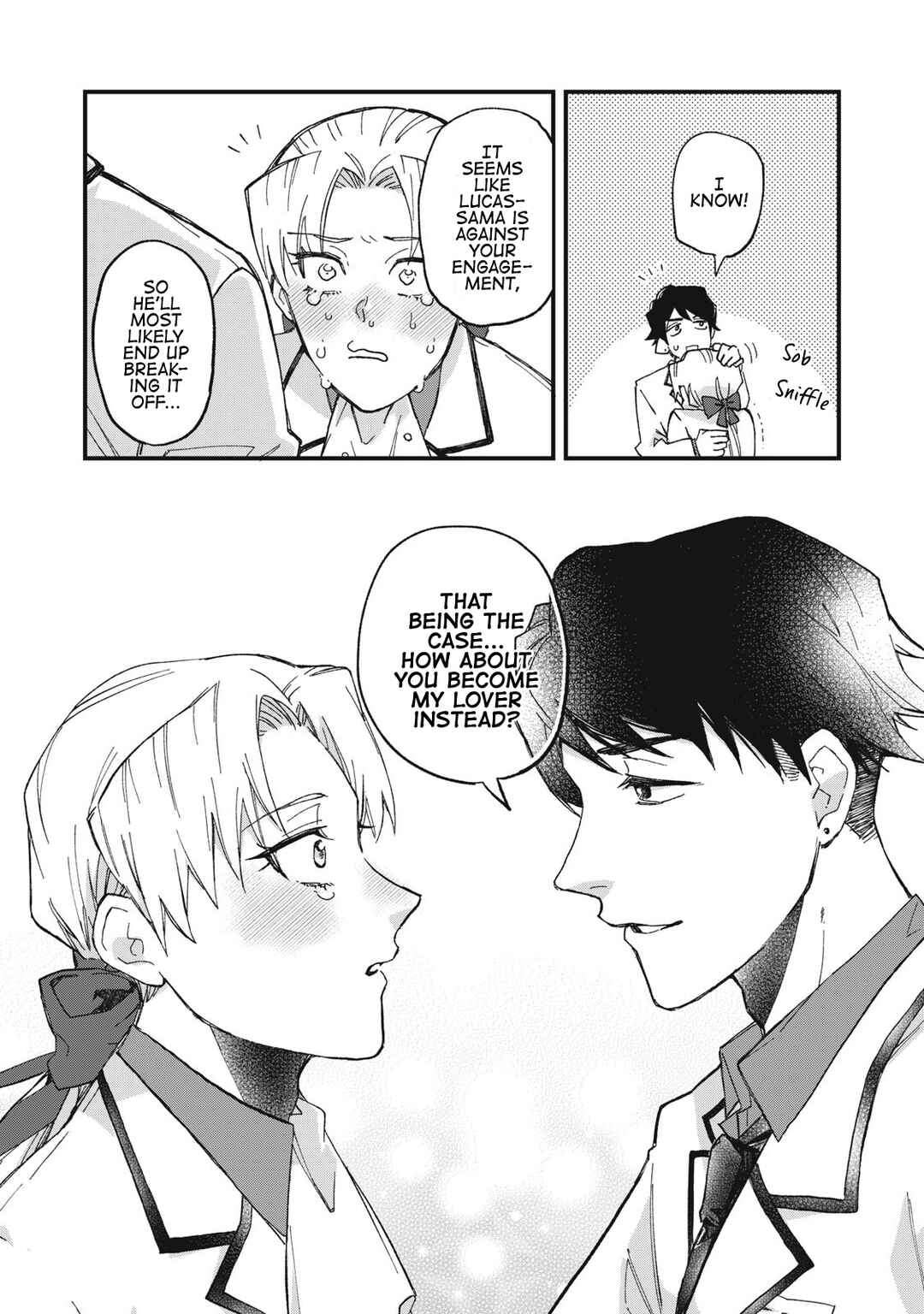 Aishite Hoshi no wa Ore Janai no ni! ~BL Game no Akuyaku Reisoku ni Tenseishita no ni Kirawarenakute Komattemasu~ Chapter 1 - Page 32