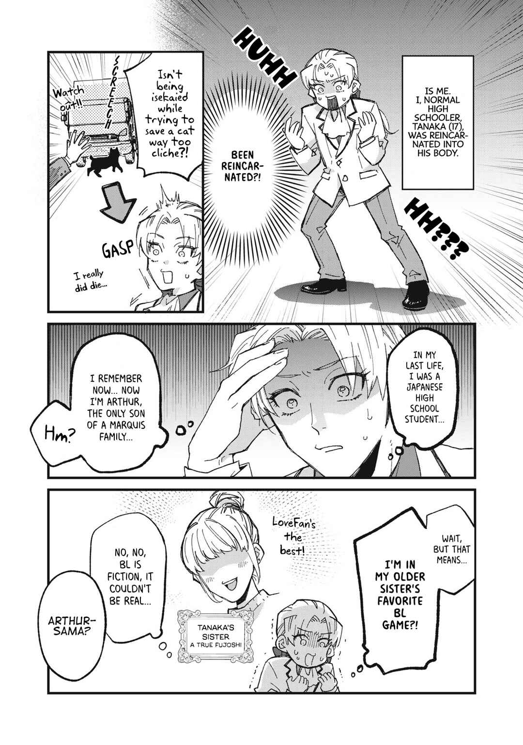 Aishite Hoshi no wa Ore Janai no ni! ~BL Game no Akuyaku Reisoku ni Tenseishita no ni Kirawarenakute Komattemasu~ Chapter 1 - Page 5