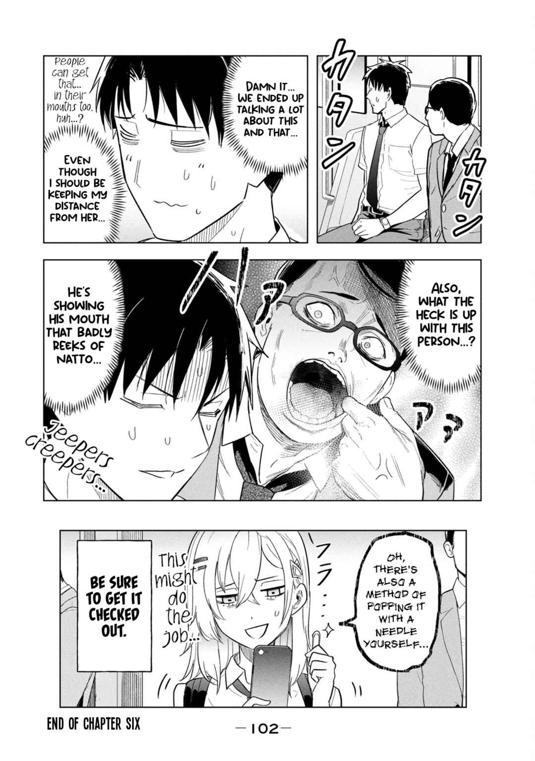 Asa no Tsuukin Densha de, Yatara to Hanashikakete Kuru Joshikousei. Chapter 6 - Page 12
