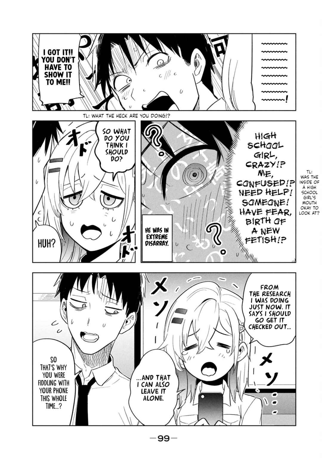 Asa no Tsuukin Densha de, Yatara to Hanashikakete Kuru Joshikousei. Chapter 6 - Page 9