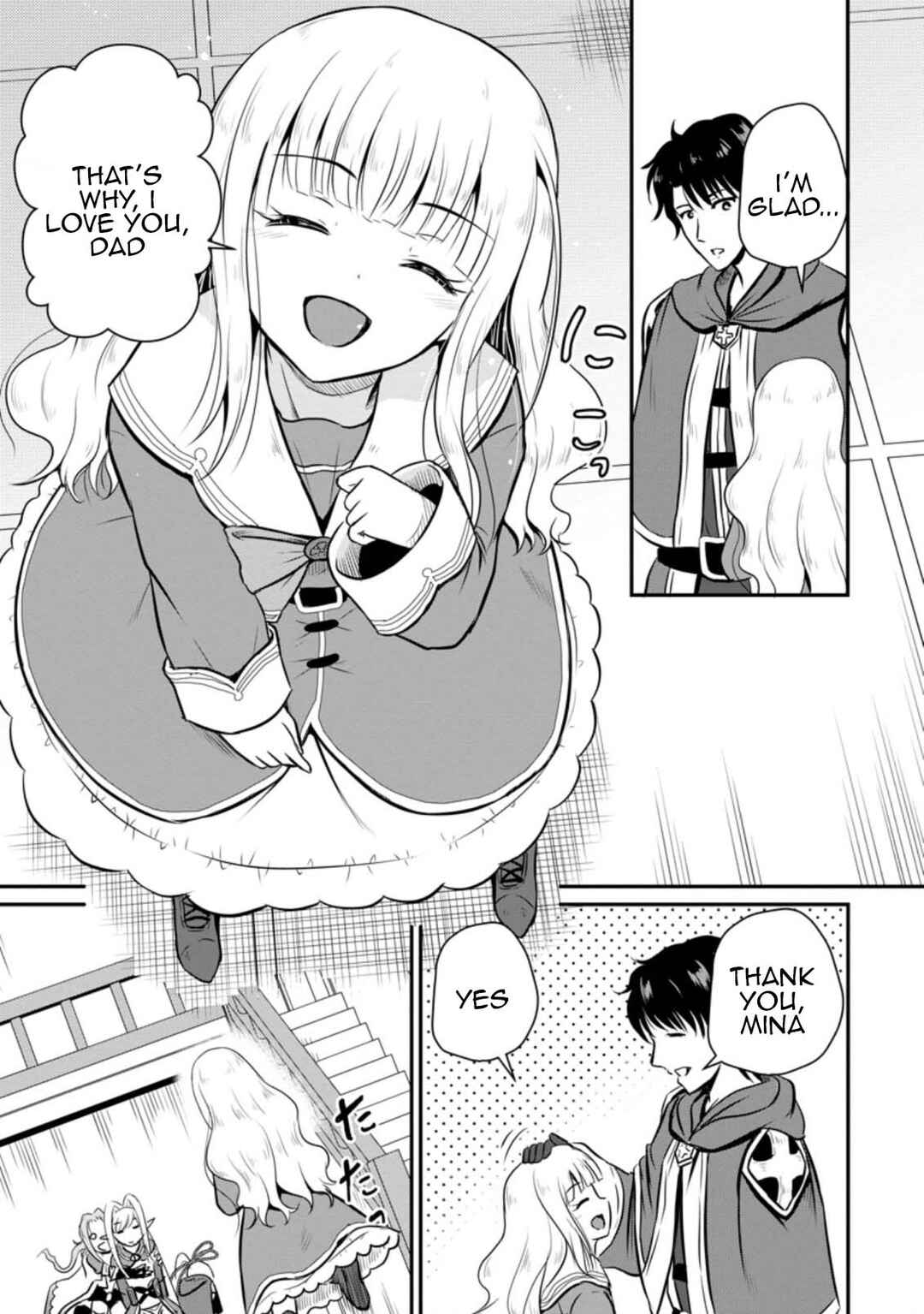 Ossan Teihen Chiyushi to Manamusume no Henkyou Life ~Chuunen Otoko ga Kaifuku Skill ni Kakusei Shite, Eiyuu e Nariagaru~ Chapter 24 - Page 13