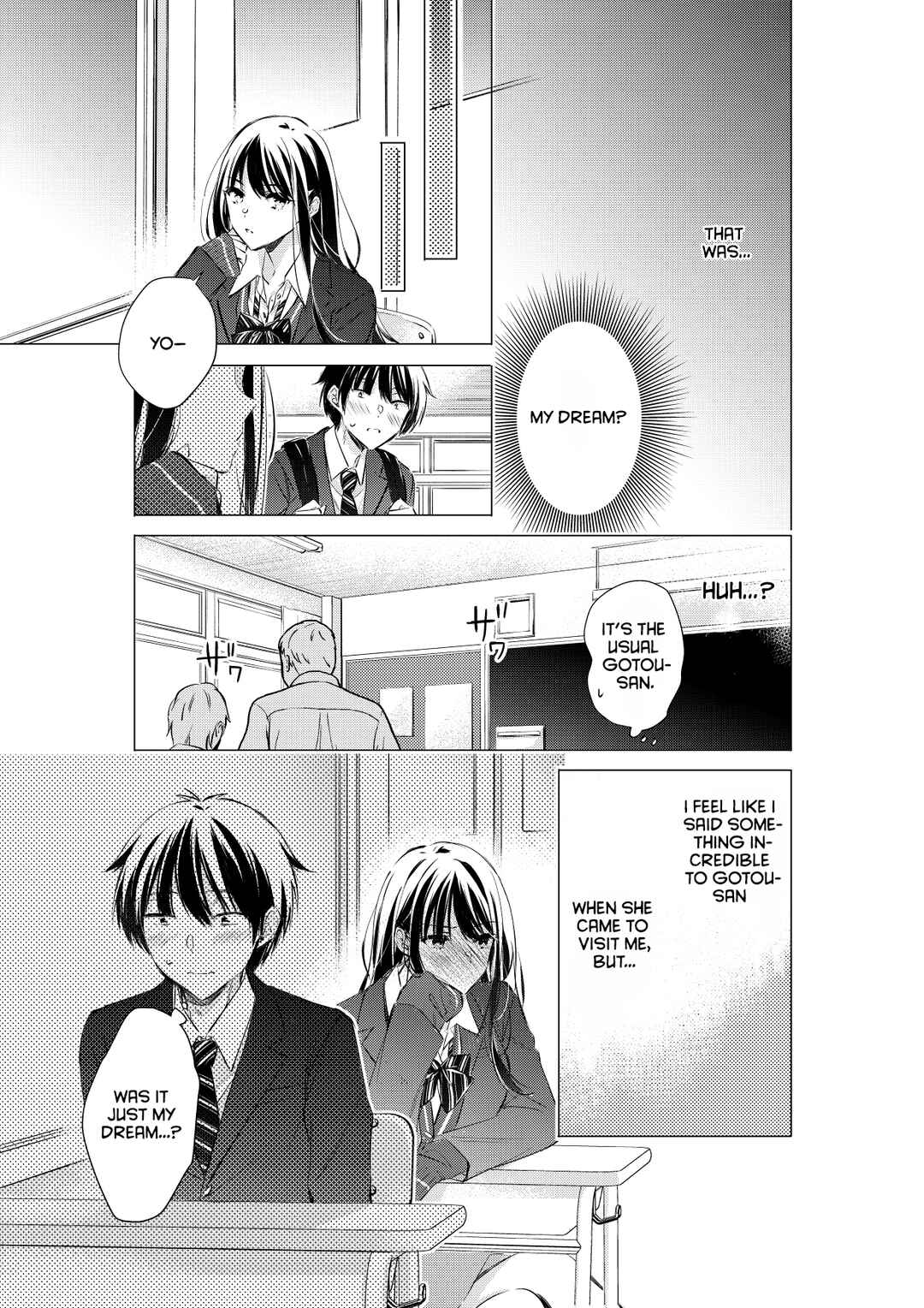 Gotou-san wa Furimukasetai! (Pre-serialization) Chapter 75 - Page 8