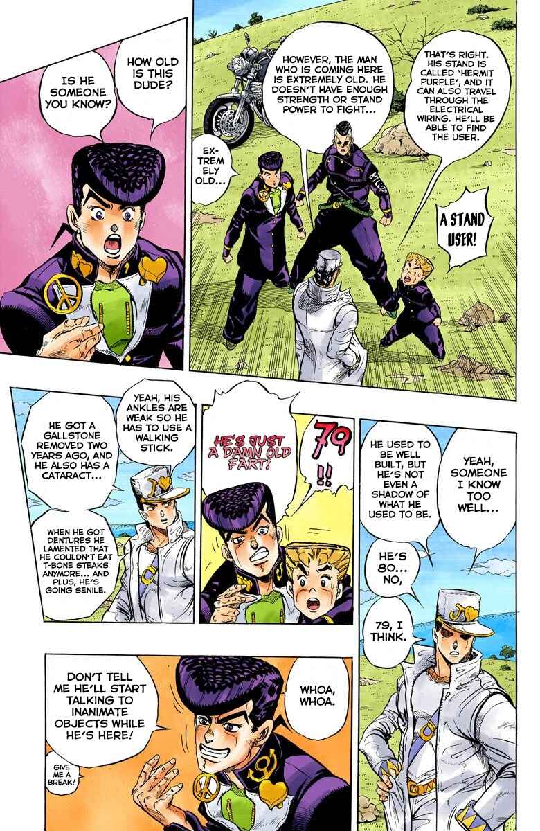 JoJo no Kimyou na Bouken: Part 4 - Diamond wa Kudakenai Color-ban Chapter 43 - Page 9