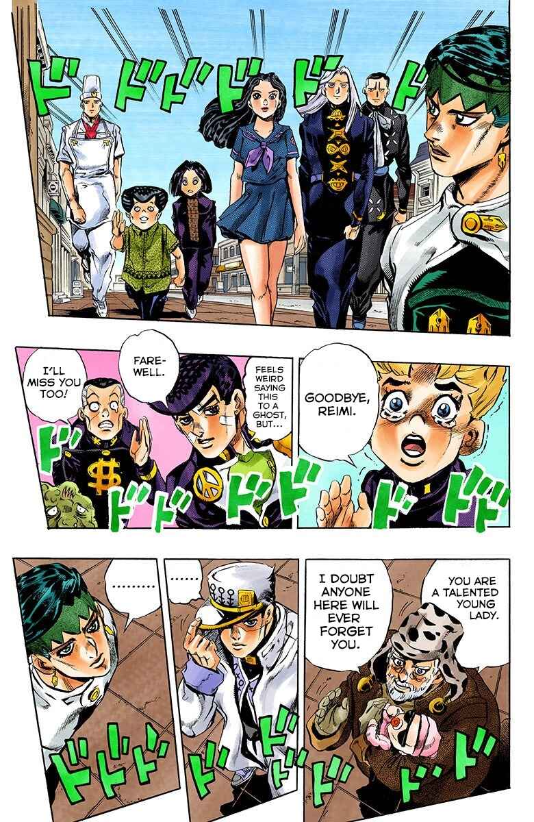 JoJo no Kimyou na Bouken: Part 4 - Diamond wa Kudakenai Color-ban Chapter 174 - Page 10