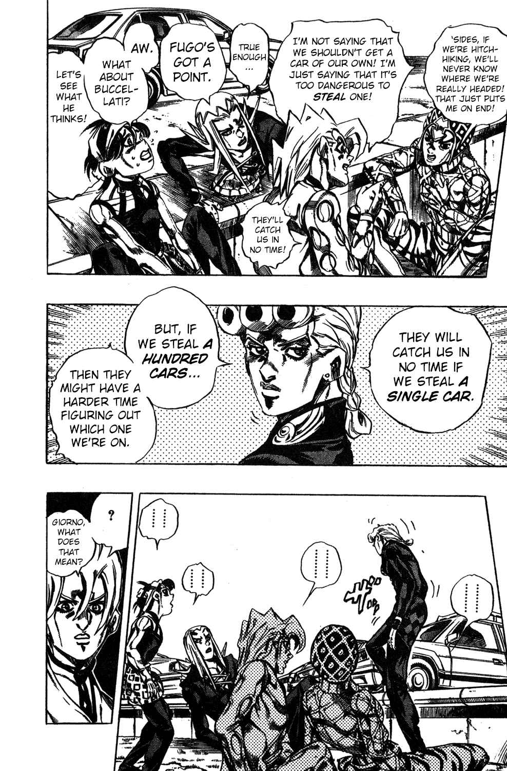 JoJo no Kimyou na Bouken: Part 5 - Ougon no Kaze Chapter 63 - Page 4