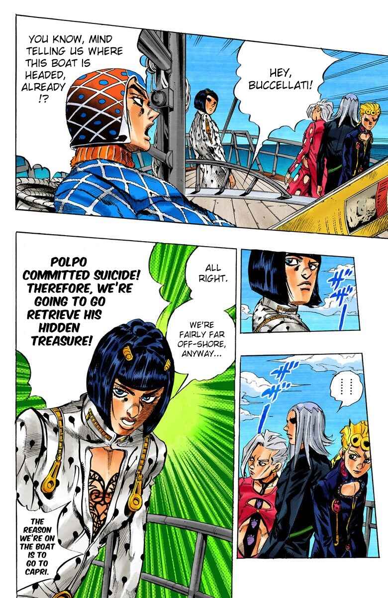 JoJo no Kimyou na Bouken: Part 5 - Ougon no Kaze Color-ban Chapter 18 - Page 14