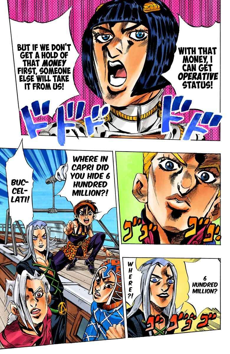 JoJo no Kimyou na Bouken: Part 5 - Ougon no Kaze Color-ban Chapter 18 - Page 17