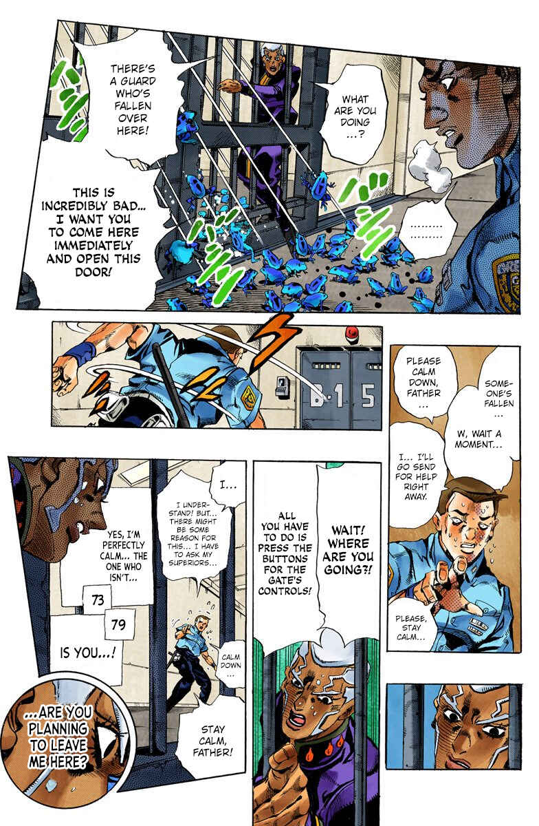 JoJo no Kimyou na Bouken: Part 6 - Stone Ocean Color-ban Chapter 49 - Page 12