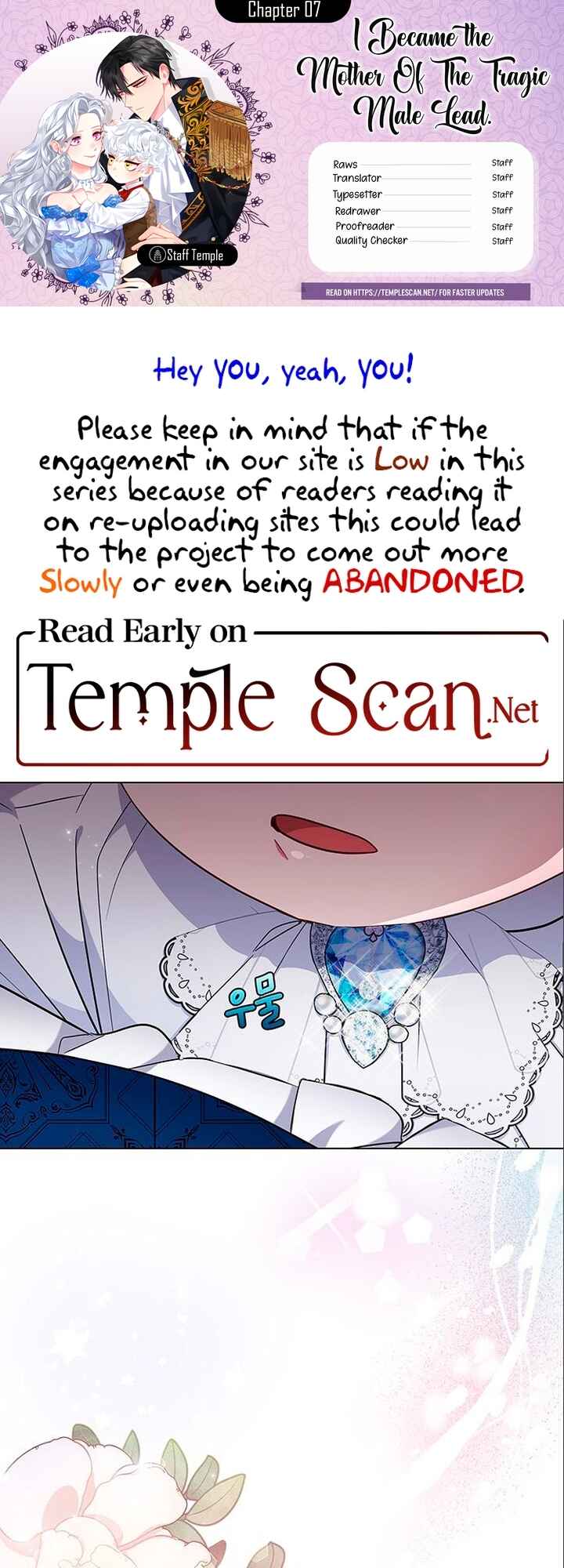 I Became the Mother of the Evil Male Lead Chapter 7 - Page 1