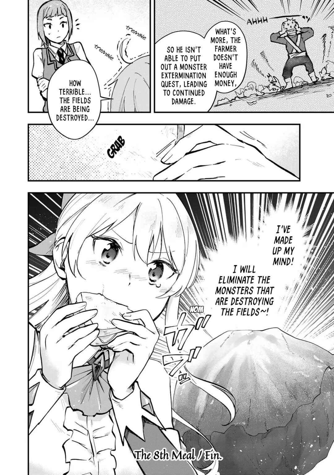 [Pakupaku desu wa] Tsuihou Sareta Ojou-sama no "Monster wo Taberu Hodo Tsuyoku Naru" Skill wa, 1-shoku de 1 Level Up Suru Zendai Mimon no Saikyou Skill deshita. 3-nichi de Jinrui Saikyou ni Narimashita wa! Chapter 8 - Page 34