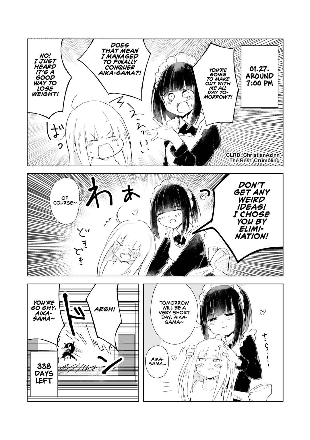 1-Nen Inai ni Ojousama o Kouryaku Suru Maid no Ohanashi Chapter 27 - Page 1